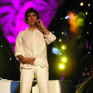Stefano during the concert