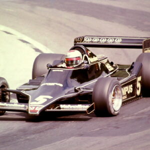 Mario Andretti Lotus 79 rounds Druids at the 1978 British Grand Prix 50050517982 1