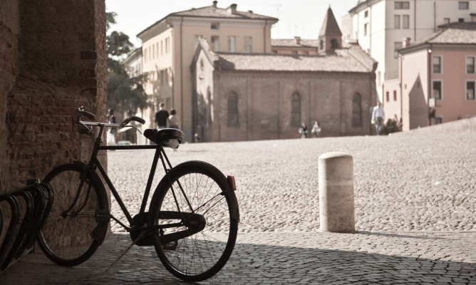 In bici nelle campagne di Ferrara