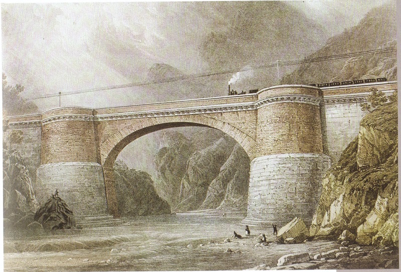Carlo Bassoli Ponte di Prarolo 1853