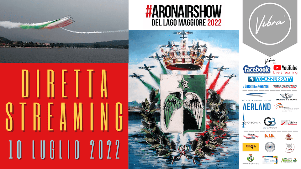 L’AronAirShow del Lago Maggiore 2022 in Diretta Streaming e sul Digitale
