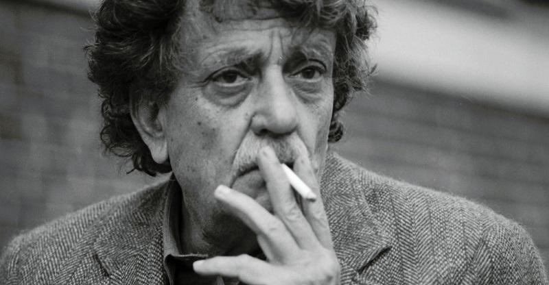 Primo piano dello scrittore Kurt Vonnegut