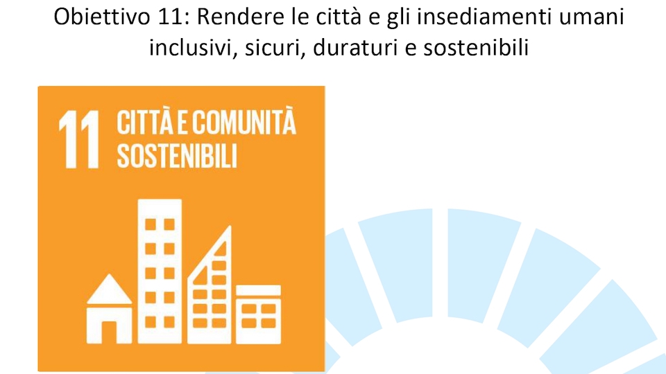 Agenda 2030 città e comunità sostenibili