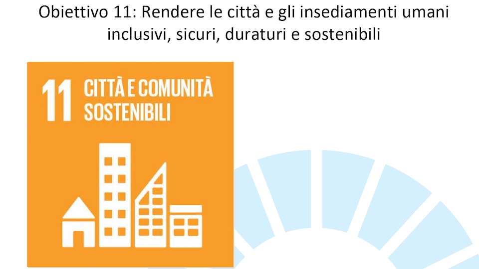 Agenda 2030 città e comunità sostenibili