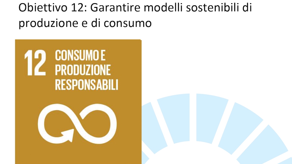 agenda 2030 consumo e produzioni responsabili