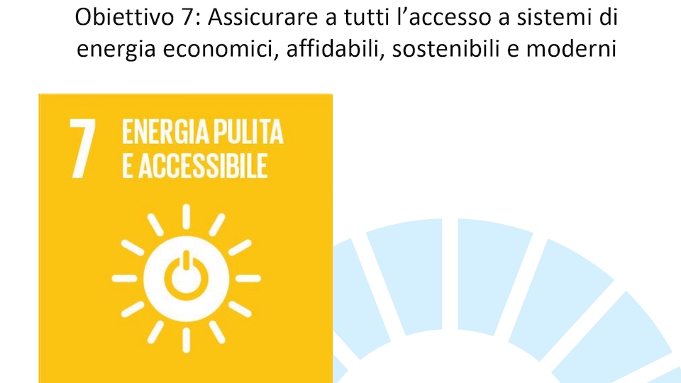 agenda 2030 energia pulita e accessibile