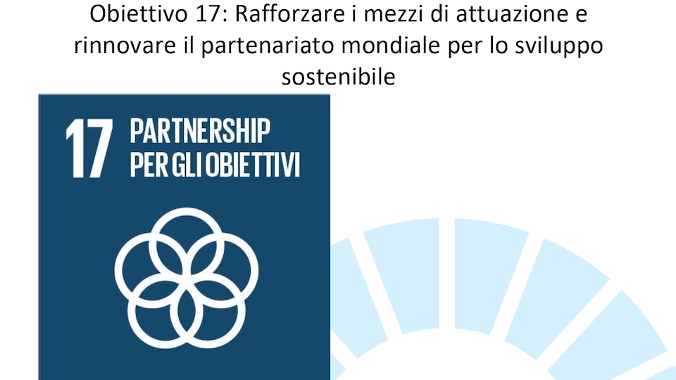 agenda 2030 partnership per gli obiettivi