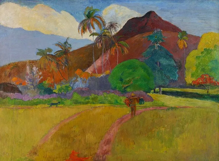 1 tahitian landscape paul gauguin