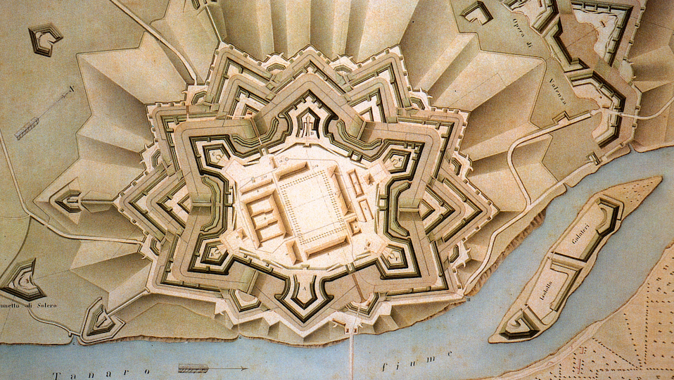 La Fortezza di Alessandria Pianta_Cittadella_1846