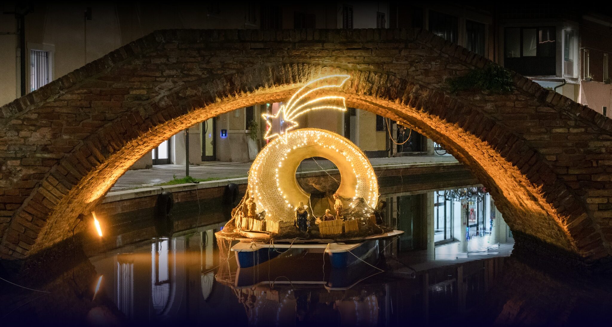Natale 2023 a Comacchio Visit Comacchio tagliata scaled