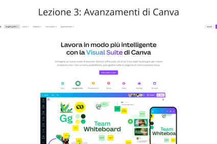 Lezione 3 Avanzamenti di Canva